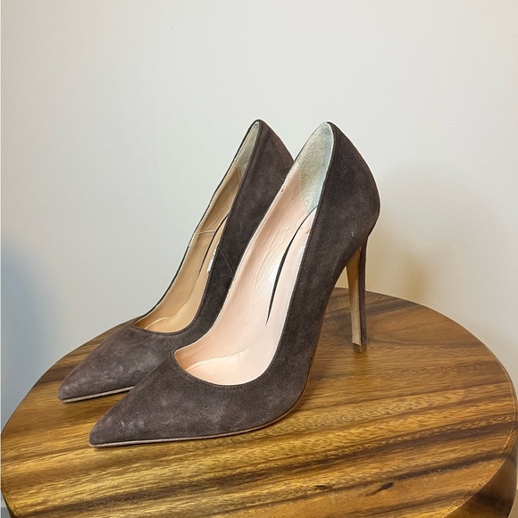 BROTHER VELLIES SUEDE NUDE PUMP IN LIGHT BROWN SIZE 7 - Picture 5 of 8